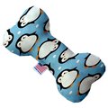 Mirage Pet Products Penguins in Blue 6 in. Stuffing Free Bone Dog Toy 1299-SFTYBN6
